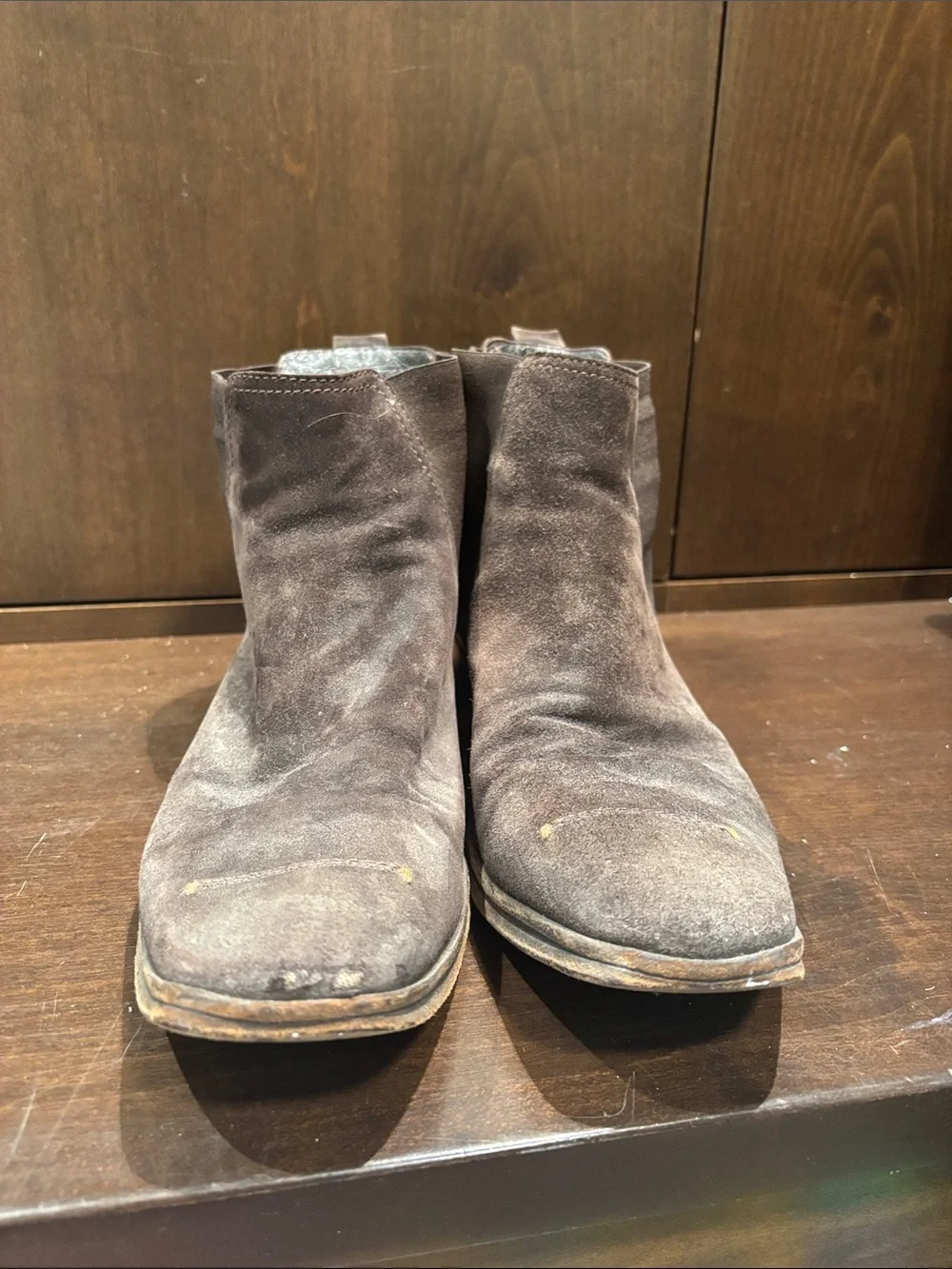 CNC Costume National Men's Dark Brown Suede Chukka Boots